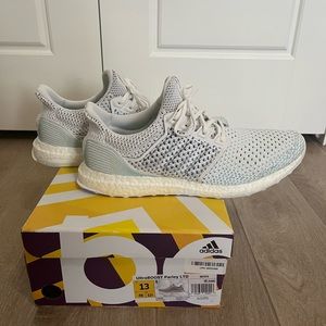 Size 13 Adidas Mens Parley X Ultraboost LTD Cloud White Blue BB7076